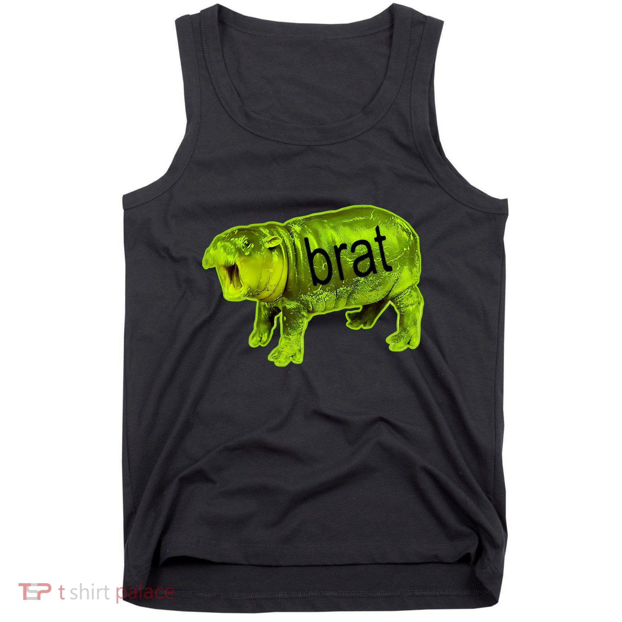 Moo Deng Brat Cute Baby Hippo Tank Top