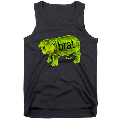 Moo Deng Brat Cute Baby Hippo Tank Top