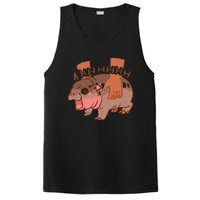 Moo Deng Bouncy Pig In Thai Picture The Cute Baby Hippo PosiCharge Competitor Tank