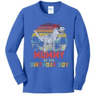 Mommy Dinosaur Birthday Mom Matching Family Kids Long Sleeve Shirt