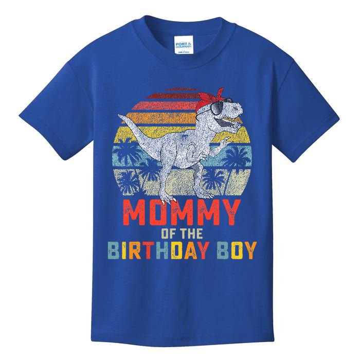 Mommy Dinosaur Birthday Mom Matching Family Kids T-Shirt