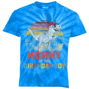 Mommy Dinosaur Birthday Mom Matching Family Kids Tie-Dye T-Shirt