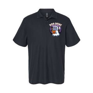 Moo Deng Baby Hippo Boo Deng Long For Halloween Moo Deng Softstyle Adult Sport Polo