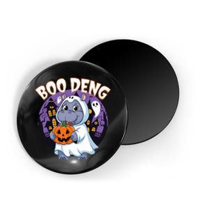 Moo Deng Baby Hippo Boo Deng Long For Halloween Moo Deng Magnet