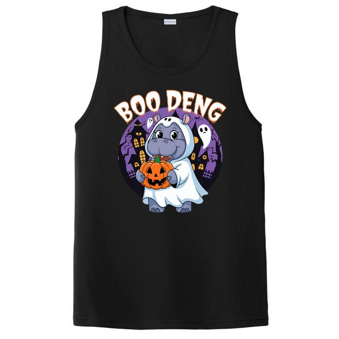 Moo Deng Baby Hippo Boo Deng Long For Halloween Moo Deng PosiCharge Competitor Tank