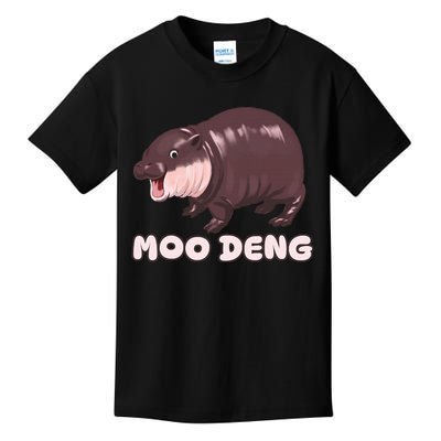 Moo Deng Bouncy Pig The Cute Baby Kids T-Shirt