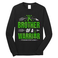 Mitochondrial Disease Brother Of A Warrior Green Ribbon Long Sleeve Shirt