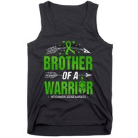 Mitochondrial Disease Brother Of A Warrior Green Ribbon Tank Top