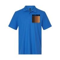 Melanin Drippin Black Pride African American Black History Funny Gift Softstyle Adult Sport Polo