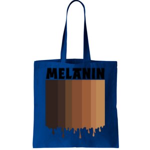 Melanin Drippin Black Pride African American Black History Funny Gift Tote Bag