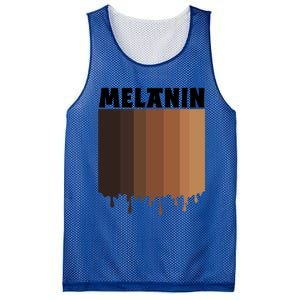 Melanin Drippin Black Pride African American Black History Funny Gift Mesh Reversible Basketball Jersey Tank