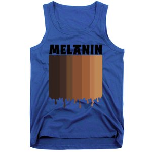 Melanin Drippin Black Pride African American Black History Funny Gift Tank Top