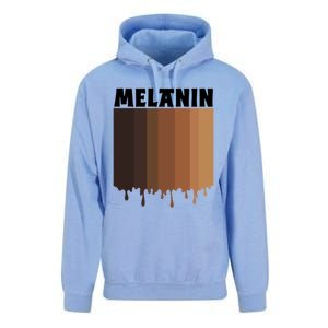 Melanin Drippin Black Pride African American Black History Funny Gift Unisex Surf Hoodie