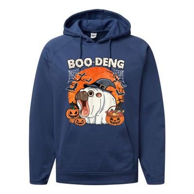 Moo Deng Cute Baby Pygmy Hippo Bouncy Pig In Thai Halloween Performance Fleece Hoodie