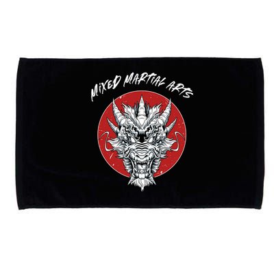 Mma Dragon Cage Fighter Free Fighting Mixed Martial Arts Gift Microfiber Hand Towel