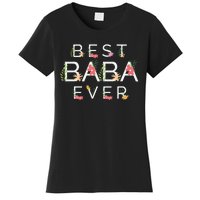 Mothers Day Cute Gift Floral Best Baba Ever Women's T-Shirt