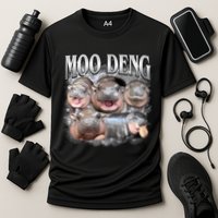 Moo Deng Cute Funny Hippo Performance Shirt