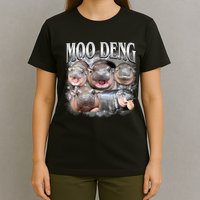 Moo Deng Cute Funny Hippo T-Shirt