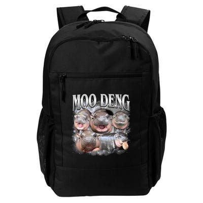 Moo Deng Cute Funny Hippo Backpack