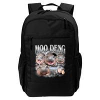 Moo Deng Cute Funny Hippo Daily Commute Backpack