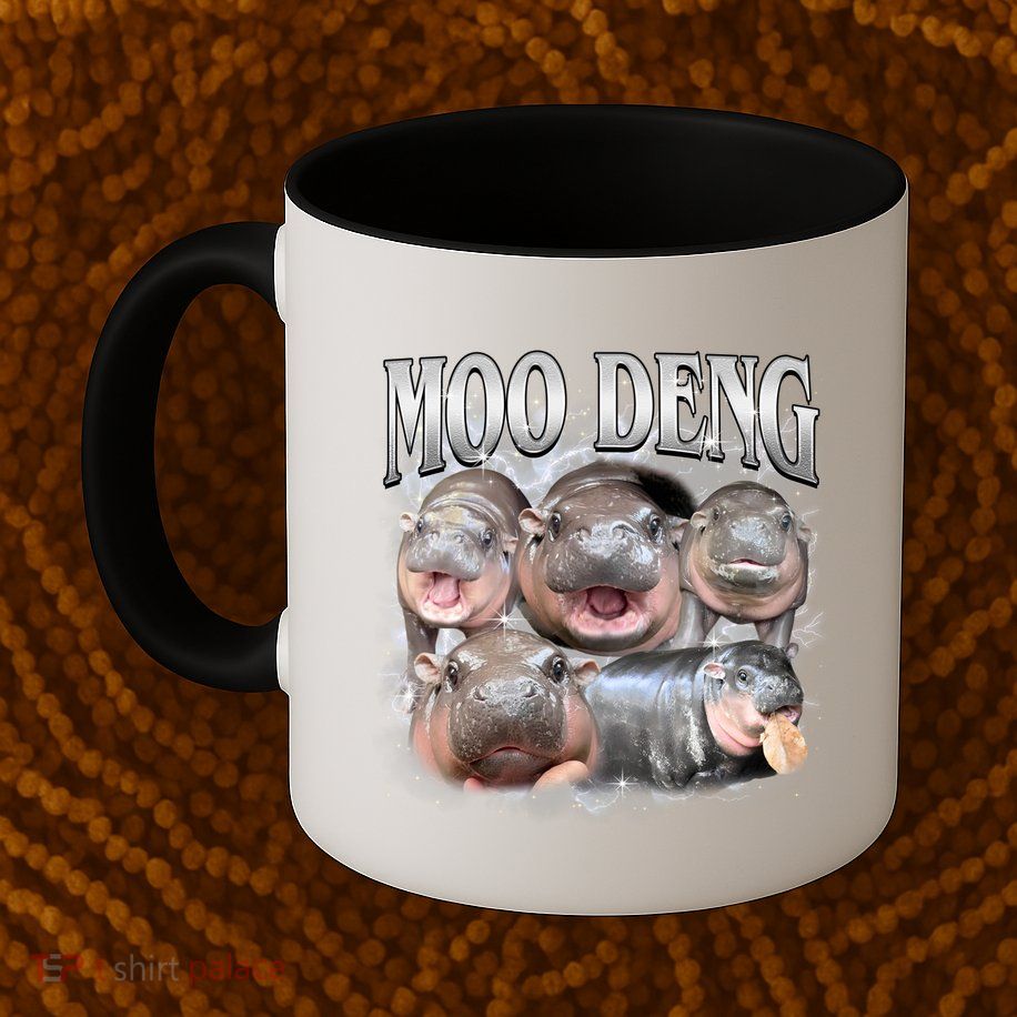 Moo Deng Cute Funny Hippo Mug