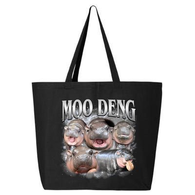 Moo Deng Cute Funny Hippo 25L Jumbo Tote