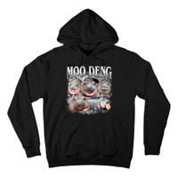 Moo Deng Cute Funny Hippo Tall Hoodie