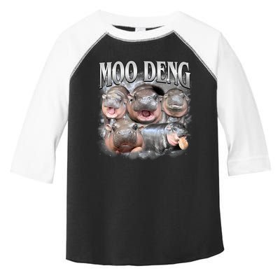 Moo Deng Cute Funny Hippo Toddler Fine Jersey T-Shirt