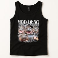 Moo Deng Cute Funny Hippo Tank Top