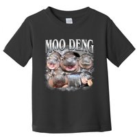 Moo Deng Cute Funny Hippo Toddler T-Shirt