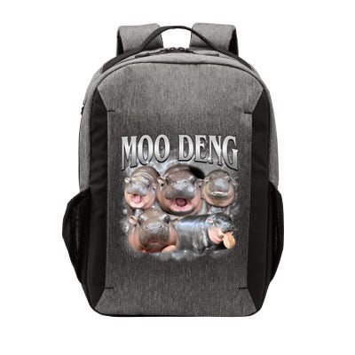 Moo Deng Cute Funny Hippo Vector Backpack