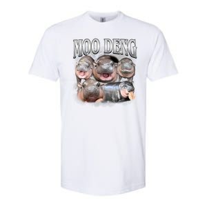 Moo Deng Cute Funny Hippo Softstyle® CVC T-Shirt