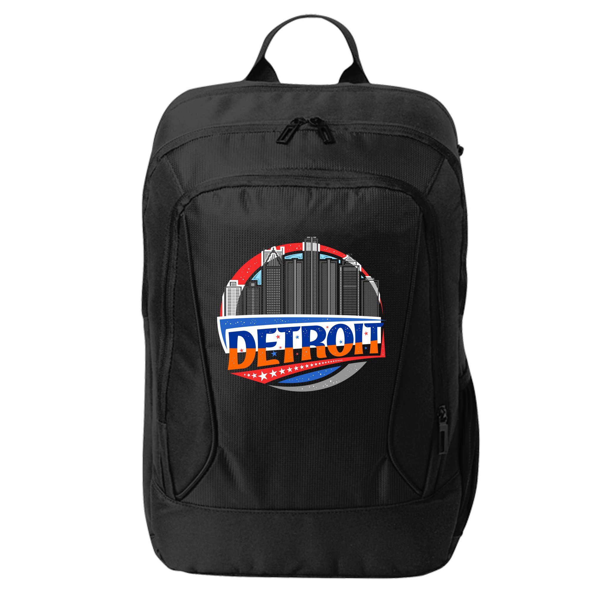 Modern Detroit City Scape City Backpack