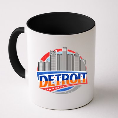 Modern Detroit City Scape Mug