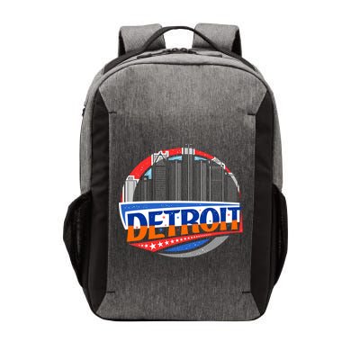 Modern Detroit City Scape Vector Backpack