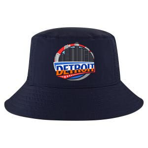 Modern Detroit City Scape Cool Comfort Performance Bucket Hat