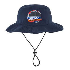 Modern Detroit City Scape Legacy Cool Fit Booney Bucket Hat