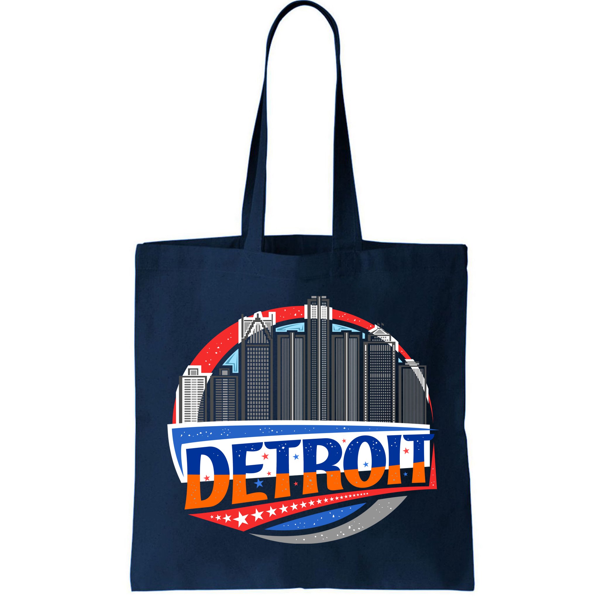 Modern Detroit City Scape Bag