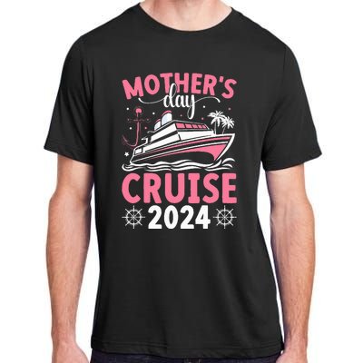 MotherS Day Cruise 2024 Family Vacation Cruising Tie Dye Adult ChromaSoft Performance T-Shirt