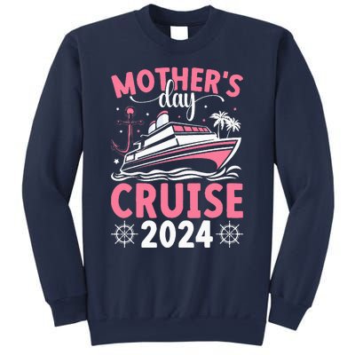 MotherS Day Cruise 2024 Family Vacation Cruising Tie Dye Sweatshirt