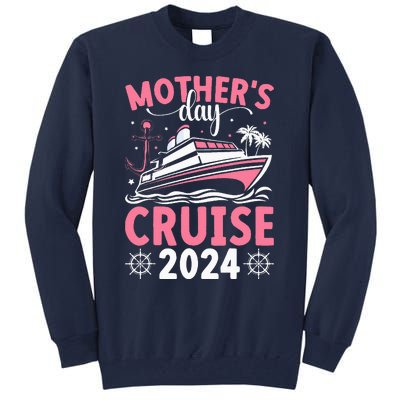 MotherS Day Cruise 2024 Family Vacation Cruising Tie Dye Tall Sweatshirt