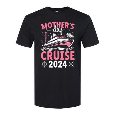 MotherS Day Cruise 2024 Family Vacation Cruising Tie Dye Softstyle CVC T-Shirt