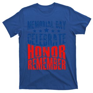 Memorial Day Celebrate Honor Remember T-Shirt