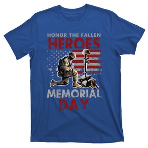 Memorial Day Cute Gift Honor The Fallen Heroes Cute Gift Us Veteran Gift T-Shirt