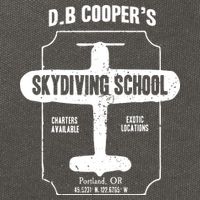 Men D.B. Cooper Skydiving School Cotton Canvas Backpack