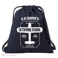 Men D.B. Cooper Skydiving School Drawstring Bag
