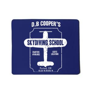 Men D.B. Cooper Skydiving School Mousepad