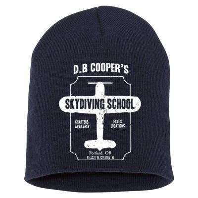 Men D.B. Cooper Skydiving School Short Acrylic Beanie