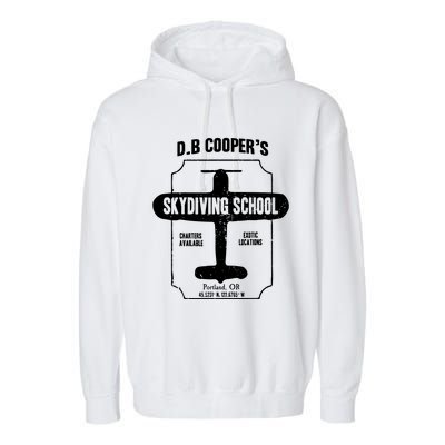 Men D.B. Cooper Skydiving School Garment-Dyed Fleece Hoodie