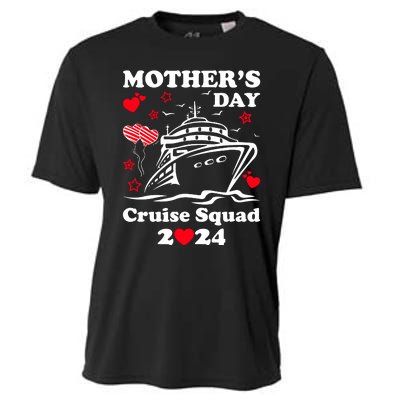 Mothers Day Cruise Squad 2024 Matching Family Cooling Performance Crew T-Shirt